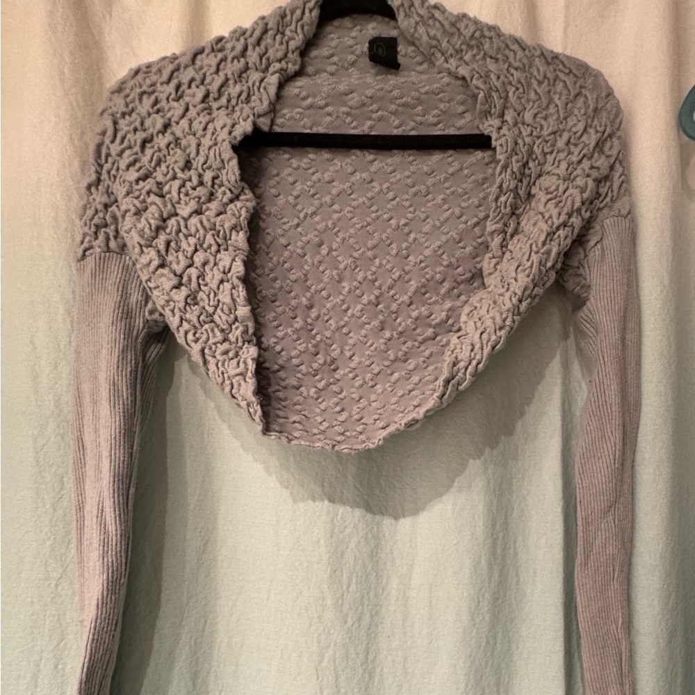 Gray Women's shrug sweater